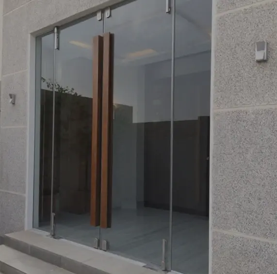 glass entrance system